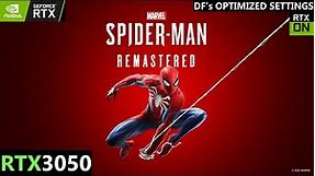Marvel's Spider-Man Remastered | RTX 3050 | Acer Nitro 5 2021 | RTX On | Optimized Settings Gameplay