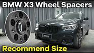 The Recommended Wheel Spacer Size For BMW X3 - BONOSS BMW Aftermarket Parts