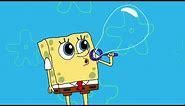 My Drawing of SpongeBob Blowing Bubbles