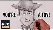 How To Draw Woody | Toy Story Sketch Tutorial