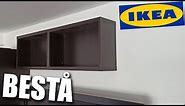 IKEA BESTA - Complete Installation of TV wall mount Easy - Assembler fixer meuble haut murale