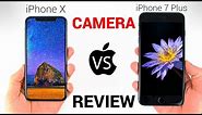 iPhone X vs iPhone 7 Plus - CAMERA REVIEW!