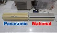 2 Old 18.000 Btu/h Coil/Indoor Units: Panasonic and National