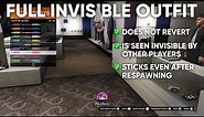 NEW FULL INVISIBLE OUTFIT IN GTA 5 ONLINE (PERMANENT INVISIBLE BODY)
