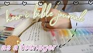how i BIBLE JOURNAL as a teenager!!