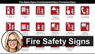 Fire Safety Signs | Fire Equipment Signs | Fire Action Signs | Health and Safety at Work