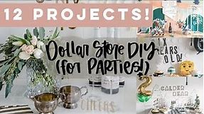 DIY Dollar Store Party Decorations | Dollar Store DIY Challenge