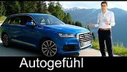 All-new Audi Q7 S-line FULL REVIEW test driven 2016 V6 TFSI 333 hp neuer Q7 - Autogefühl