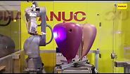 Robotically Painting Motorcycle Fuel Tanks with the New FANUC P-40iA Paint Robot