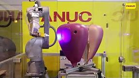 Robotically Painting Motorcycle Fuel Tanks with the New FANUC P-40iA Paint Robot