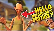 DID WE FIND HELLO NEIGHBOR'S CRAZY BROTHER!? | Hello Neighbor Mobile Game Rip off (iOS/Android Game)