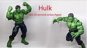 Making of Hulk 3D printed action figure (assembling the 3D printed parts)