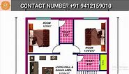 House Plan With Interior 32' X 45' / 1440 Sq.Ft / 160 Sq.Yds / 134 Sq.M / 160 Gaj / Dream House Plan
