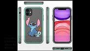 User Review: PICAVINCI SwitchME Case for iPhone 11, Lilo Stitch Play Bubble Cute Cartoon Blue C...