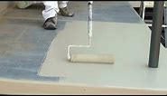 How to paint a concrete floor - Step by step guide on how to paint concrete floors.