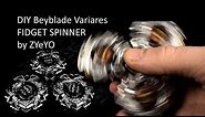 DIY HOW TO MAKE AN AWESOME SWEET Beyblade Variares FIDGET SPINNER by ZYeYO