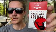 Smoking an American Spirit "Full-Bodied" Red Cigarette - Review