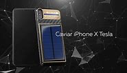 The Caviar iPhone X Tesla is powered by its own solar panel