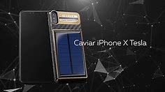 The Caviar iPhone X Tesla is powered by its own solar panel