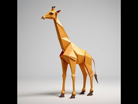 How to Make an Origami Giraffe - Fun and Easy Paper Craft Tutorial