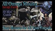 FFXIV: All Omega Savage Mounts - Unsynced Farm Guide (O4S/O8S/O12S)