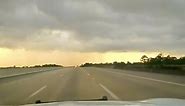 Police Dash Cam Lightning Strike on Make a GIF