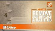 How to Remove and Replace a Bathtub 🛁 | The Home Depot with @thisoldhouse
