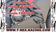 T-Rex Racing 2013-On Honda CB500X/F, 2019-On Honda CBR500R Frame Sliders