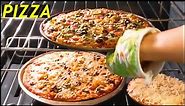 Veg Pizza Recipe At Home | Veggie Paradise Pizza | Domino's Pizza Recipe | Home Made Cheese Pizza