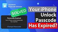 Your iPhone Unlock Passcode Has Expired? Solved!