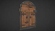 Medieval Door - Download Free 3D model by RudiH