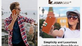 Jisoncase iPhone 6s Plus leather case