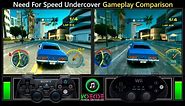 Need for Speed Undercover (PlayStation 2 vs Wii) Gameplay Comparison