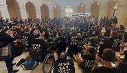 Hundreds arrested in US Capitol office building after rally for Israel-Hamas ceasefire