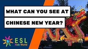 🧧What Can You See at Chinese New Year? | CNY Words for Kids