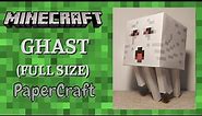 043 - Minecraft - Ghast (Full Size) Papercraft 😀