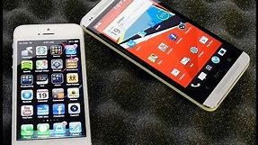HTC One vs. iPhone 5 | Pocketnow