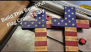 How to make a American flag Cross