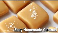 Easy Homemade Caramel | The Carefreekitchen