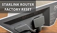 How To: Starlink Router Factory Reset
