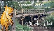 The Real 100 Acre Wood - Home of Winnie-the-Pooh. Ashdown Forest.