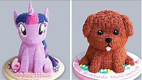 Oddly Satisfying Rainbow Unicorn Cake Decorating Ideas | Perfect Colorful Cake Tutorials