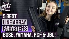Top 5 Best Column Array PA Systems - Portable Sound Systems For Bands DJ's & Events