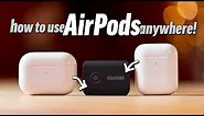 How to pair AirPods to devices WITHOUT Bluetooth!
