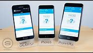 iPhone 6 vs Samsung Galaxy S5 vs iPhone 6 Plus - Benchmark Speed Test
