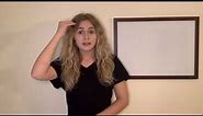 How to say Don't Know in sign language