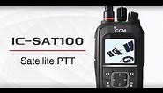 Introduction to the IC-SAT100 Satellite PTT Radio