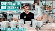How To Process Large Coffee Orders As A Barista