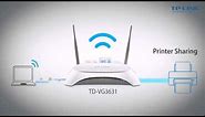 TP-Link 300Mbps Wireless N VoIP ADSL2+ Modem Router (TD-VG3631)