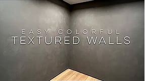 Fast and Easy Modern Textured Wall Finish!